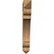 Ekena Millwork Olympic Arts & Crafts Rough Sawn Bracket, Western Red Cedar, 6"W x 44"D x 44"H BKT06X44X44OLY03RWR - alternate 4